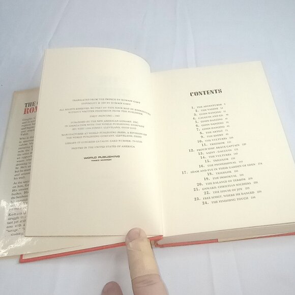 The guilty head by Roman Gary Hardcover 1969 with Dust Jacket - Picture 6 of 10